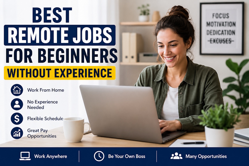 Remote jobs for beginners at home